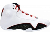 Фото № 1 с приближением к товару «‎Jordan 21 White Varsity Red Metallic Silver (2006)»