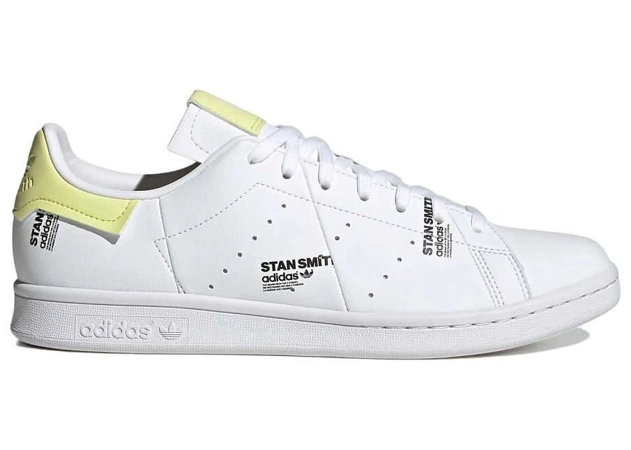 Фото № 1 с приближением к товару «‎adidas Stan Smith Digital Prints White Pulse Yellow»
