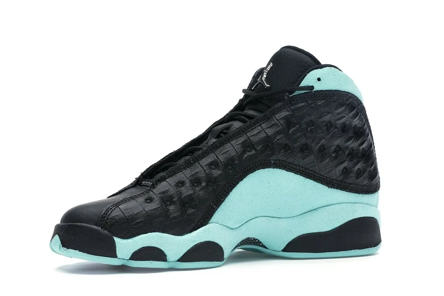 Фото № 2 с приближением к товару «‎Jordan 13 Retro Black Island Green »