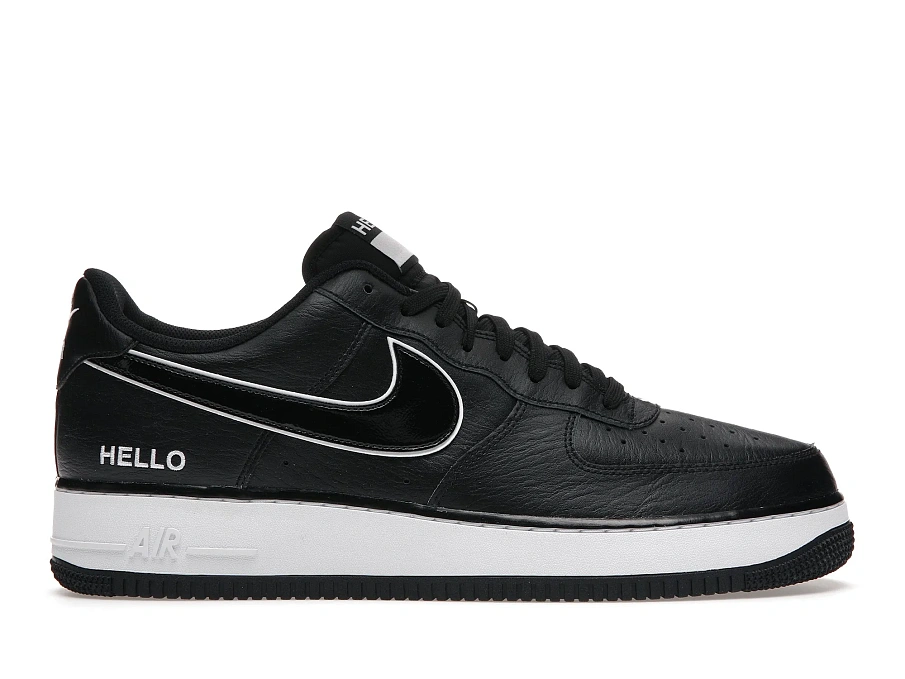 Фото № 1 с приближением к товару «‎Nike Air Force 1 Low 07 LX Hello Black»