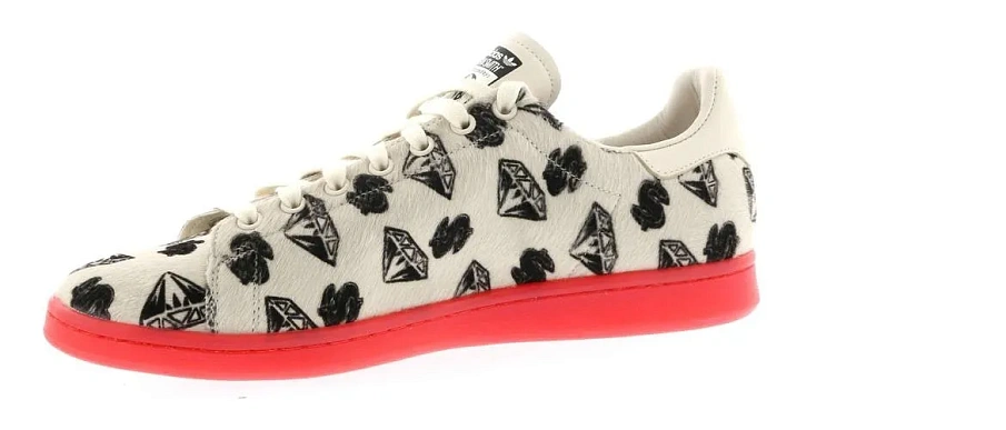 Фото № 4 с приближением к товару «‎adidas Stan Smith Pharrell BBC White»