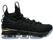 Фото № 1 с приближением к товару «‎Nike LeBron 15 Black Metallic Gold »
