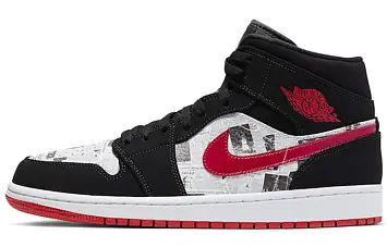 Air Jordan 1 Mid SE Newspaper 'Air Times' - 1