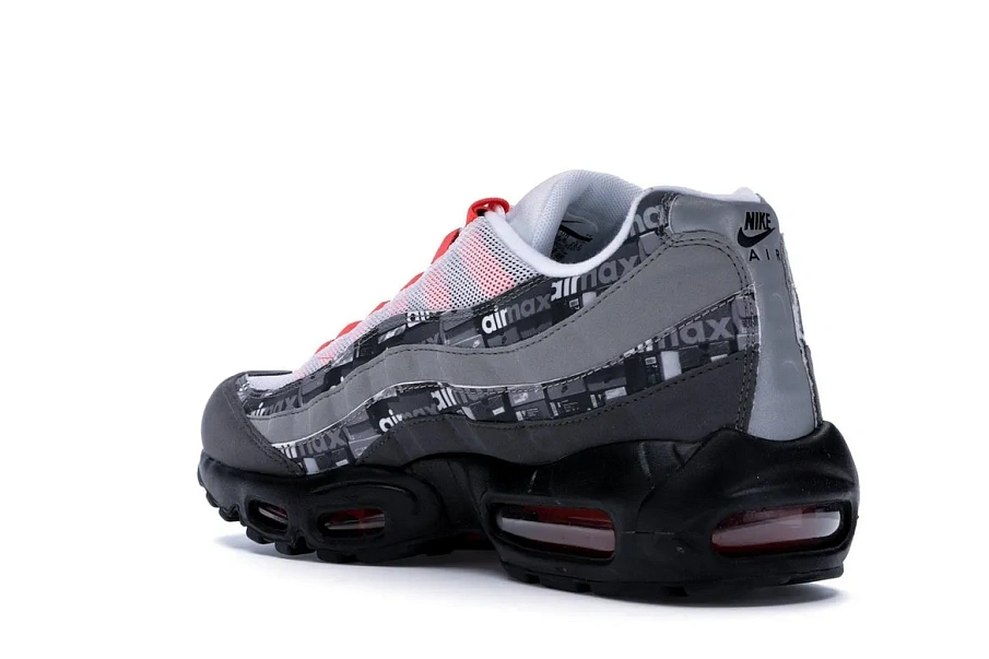 Фото № 6 с приближением к товару «‎Nike Air Max 95 Atmos We Love Nike (Bright Crimson)»