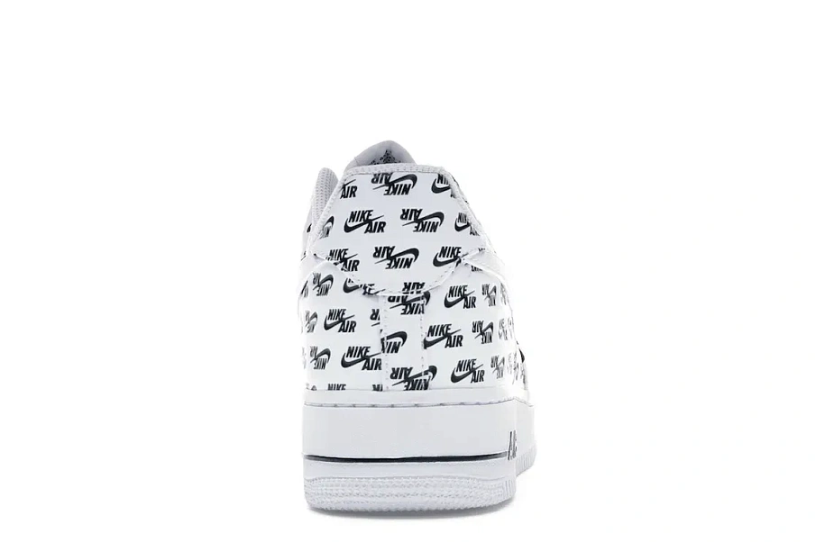 Фото № 4 с приближением к товару «‎Nike Air Force 1 Low All Over Logo White»