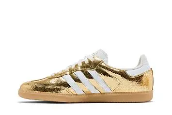 adidas Women's Samba OG Cracked Metallic Pack - Gold - 4
