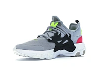 Фото № 3 с приближением к товару «‎Nike React Presto Wolf Grey Black Rush Pink Volt »