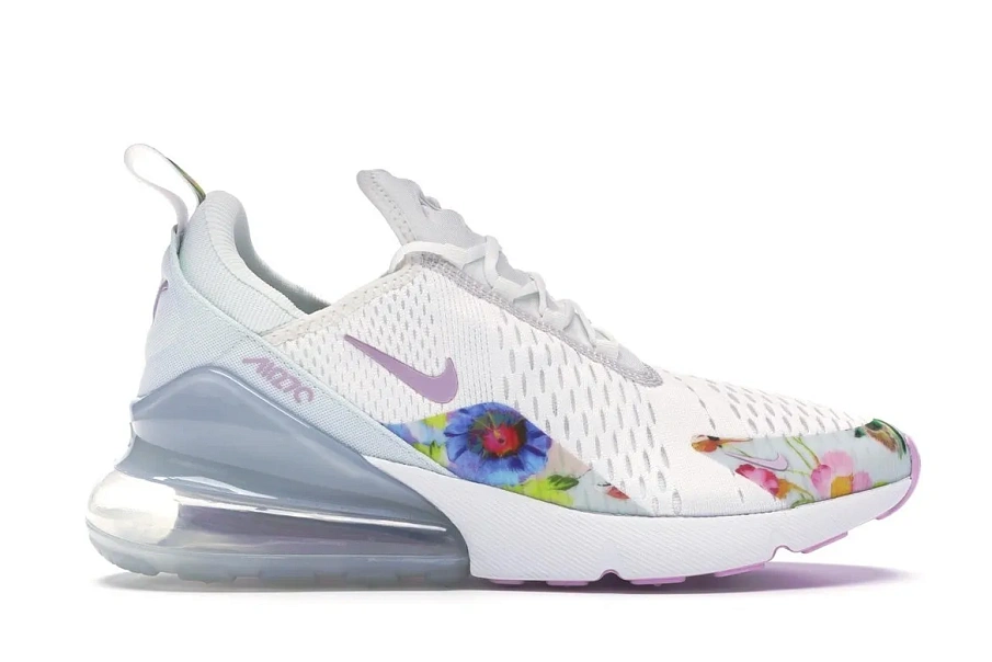 Фото № 1 с приближением к товару «‎Nike Air Max 270 White Floral »