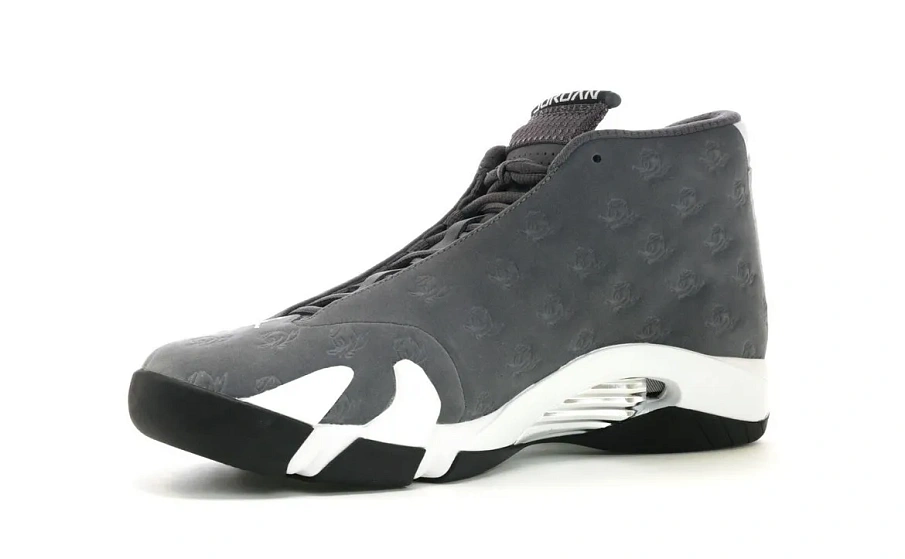 Фото № 4 с приближением к товару «‎Jordan 14 Retro Oregon Ducks PE Grey»