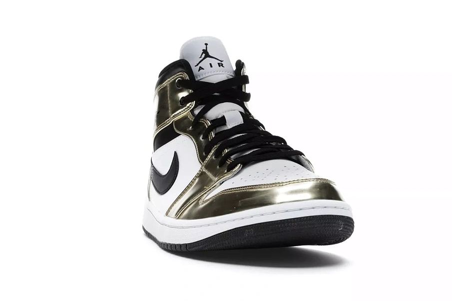 Фото № 3 с приближением к товару «‎Jordan 1 Mid Metallic Gold Black White»
