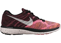 Фото № 1 с приближением к товару «‎Nike Flyknit Lunar 3 Black Pink Orange »