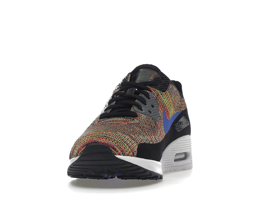 Фото № 4 с приближением к товару «‎Nike Air Max 90 Ultra 2.0 Flyknit Black Medium Blue Cool Grey »