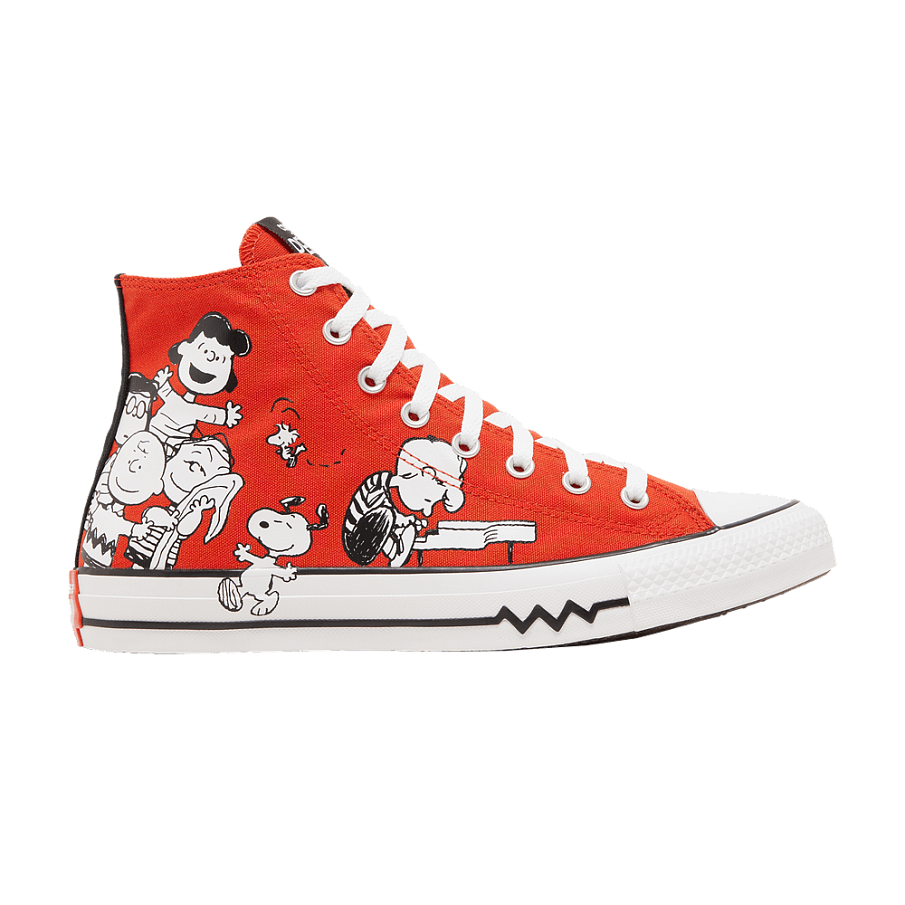 Фото № 1 с приближением к товару «‎Peanuts x Converse Chuck Taylor All Star High Snoopy and Friends»