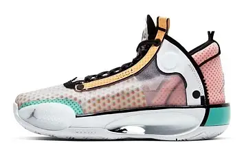Nike Air Jordan 34 Guo Ailun Basketball Shoes - 1