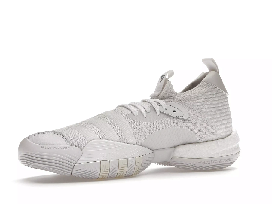 Фото № 2 с приближением к товару «‎adidas Trae Young 2.0 Triple White»