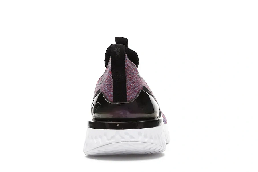 Фото № 4 с приближением к товару «‎Nike Epic React Moc Flyknit Black University Red Hyper Jade»