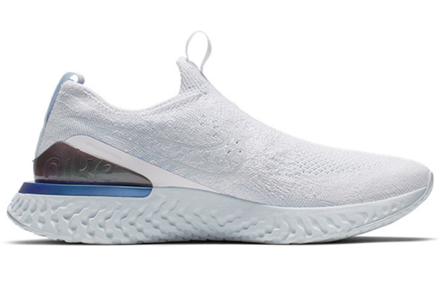 Фото № 2 с приближением к товару «‎Nike Epic Phantom React Flyknit White Hydrogen Blue (W)»