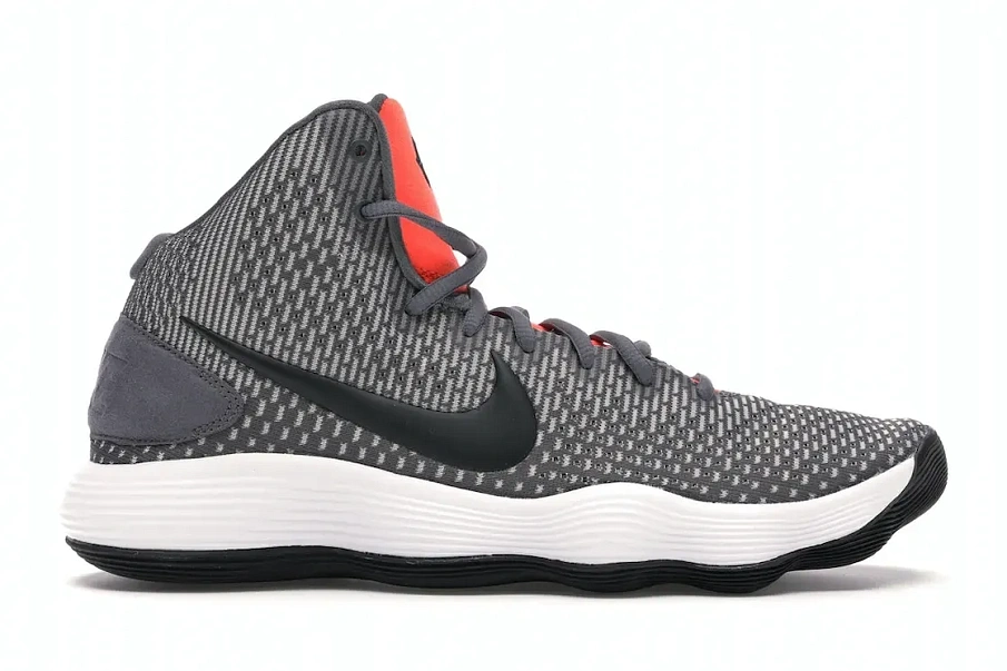 Фото № 1 с приближением к товару «‎Nike Hyperdunk 2017 Dark Grey Bright Crimson»