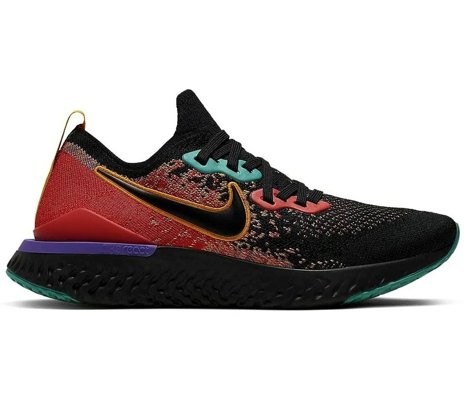 Фото № 1 с приближением к товару «‎Nike Epic React Flyknit 2 Black Ember Glow »
