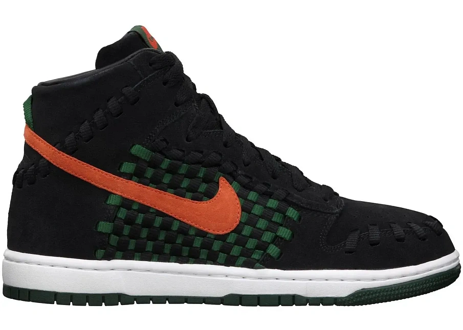 Фото № 1 с приближением к товару «‎Nike Dunk High Woven Gorge Green»