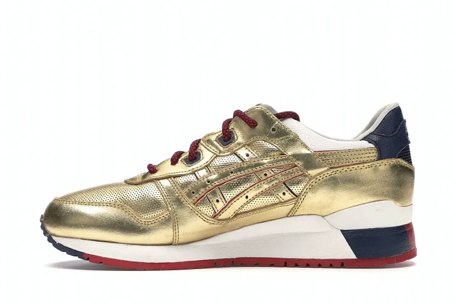 Фото № 3 с приближением к товару «‎ASICS Gel-Lyte III KFE USA Gold»