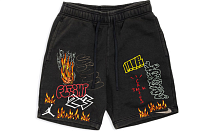 Фото № 1 с приближением к товару «‎Air Jordan X Travis Scott Flc Short Black»