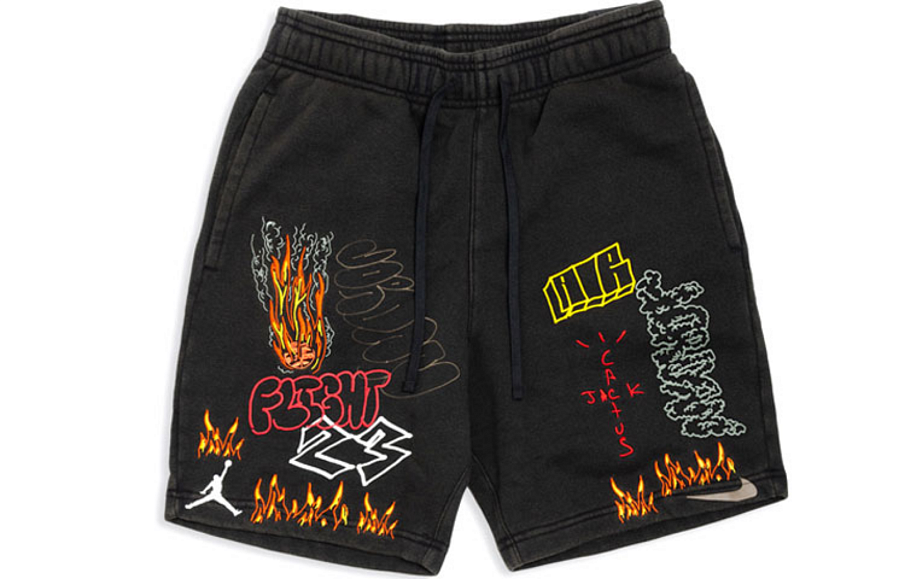 Фото № 1 с приближением к товару «‎Air Jordan X Travis Scott Flc Short Black»