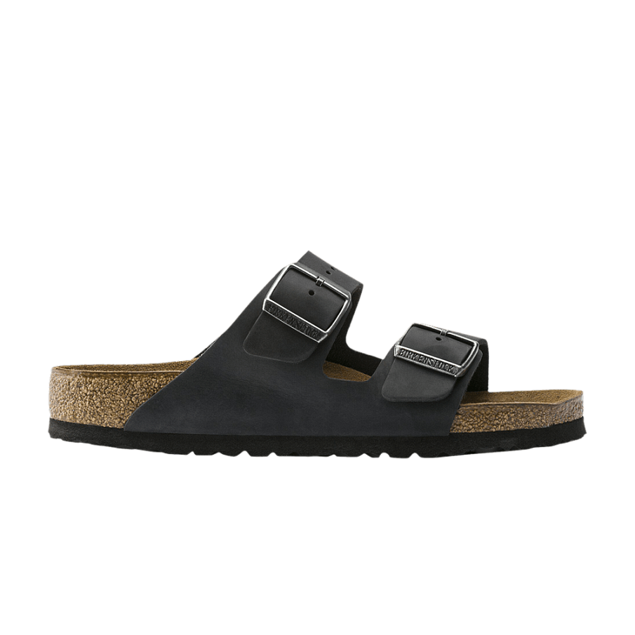 Фото № 1 с приближением к товару «‎Birkenstock Arizona Soft Footbed Oiled Leather Black»