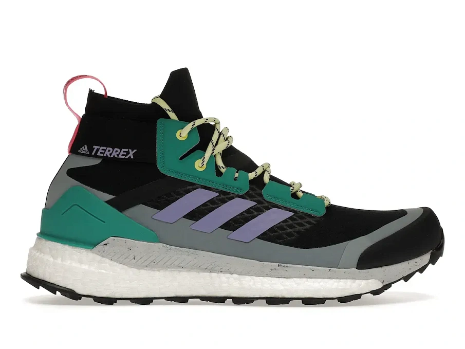 Фото № 1 с приближением к товару «‎adidas Terrex Free Hiker Black Purple Green»