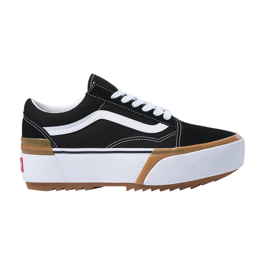 Фото № 1 с приближением к товару «‎Vans Old Skool Stacked Black White Gum»