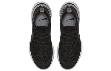 Nike Epic React Flyknit Black Dark Grey (W) BlackDark GreyPure Platinum - 7