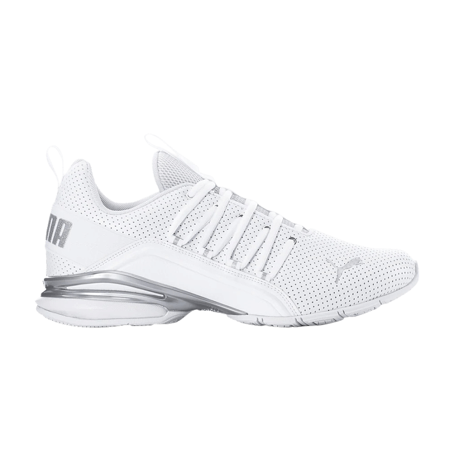 Фото № 1 с приближением к товару «‎Puma Axelion Perf White Silver»