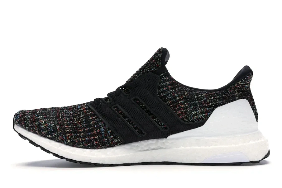Фото № 3 с приближением к товару «‎adidas Ultra Boost 4.0 Black Multi-Color White Heel Cage»