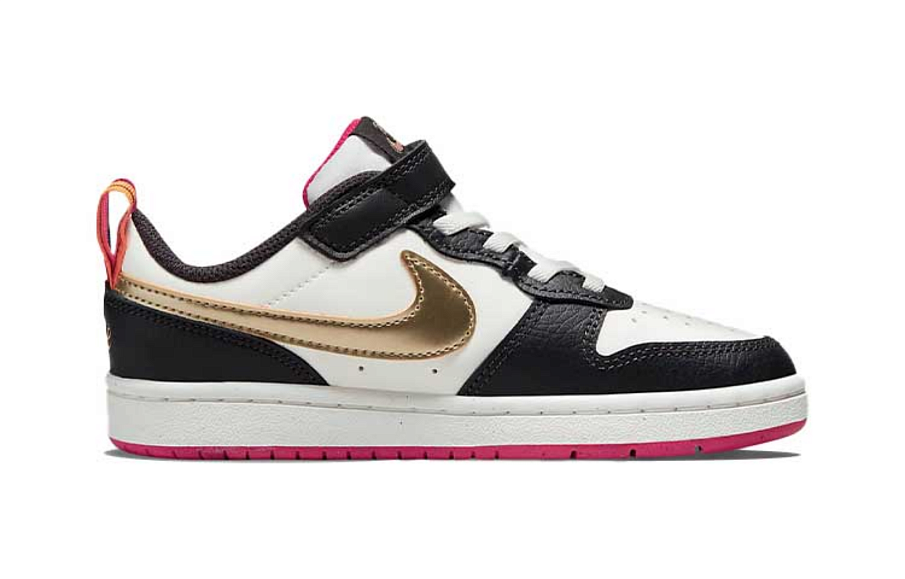 Фото № 2 с приближением к товару «‎(BP) Nike Court Borough 2 SE Low-Top Sneakers WhiteBlackPink»