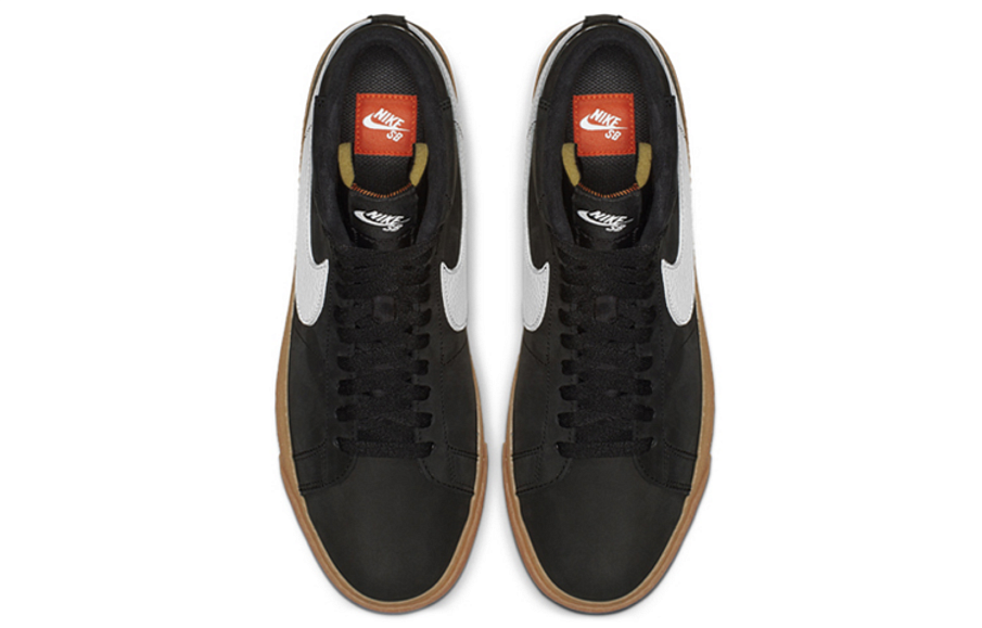 Фото № 4 с приближением к товару «‎Nike Sb Zoom Blazer Mid ISO 'BlackWhiteGum'»