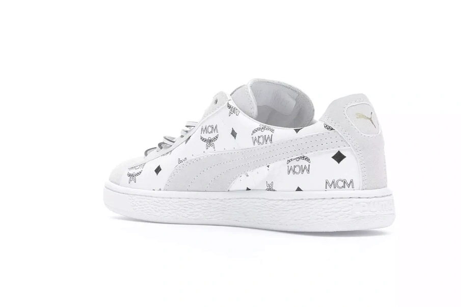 Фото № 2 с приближением к товару «‎Puma Suede Classic MCM (White)»