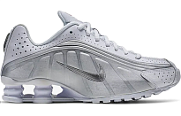 Фото № 2 с приближением к товару «‎Nike Shox R4 GS 'White Metallic Silver'»
