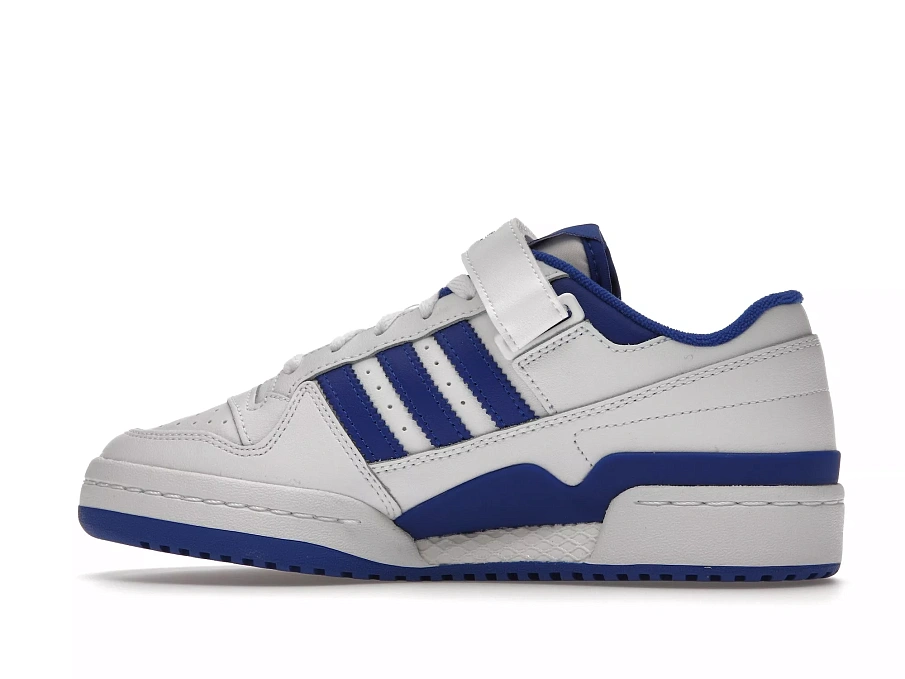 Фото № 2 с приближением к товару «‎adidas Forum Low White Royal Blue (Youth)»