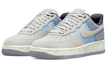  Nike Air Force 1 Low Skate shoes GreyBlue - 5