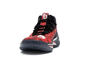 adidas Dame 4 A Bathing Ape Red - 4