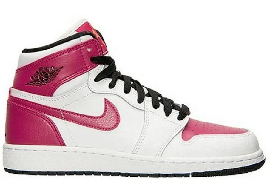 Фото № 1 с приближением к товару «‎Jordan 1 Retro White Sport Fuchsia »