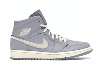 Фото № 1 с приближением к товару «‎Jordan 1 Mid Atmosphere Grey Pale Ivory »