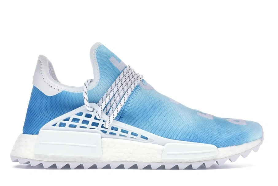 Фото № 1 с приближением к товару «‎adidas Pharrell NMD HU China Pack Peace (Blue)»