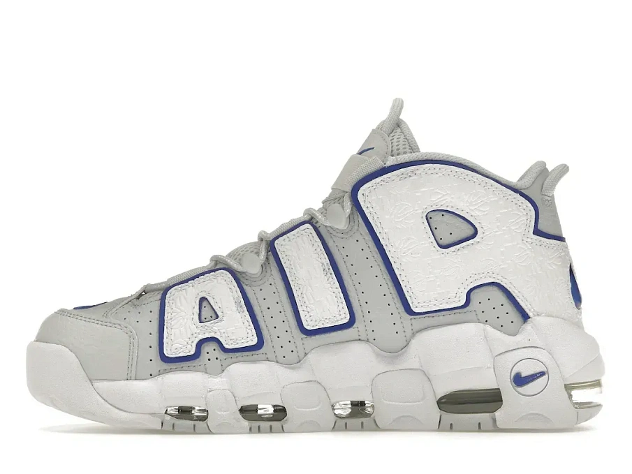 Фото № 3 с приближением к товару «‎Nike Air More Uptempo Embossed White Royal Blue»