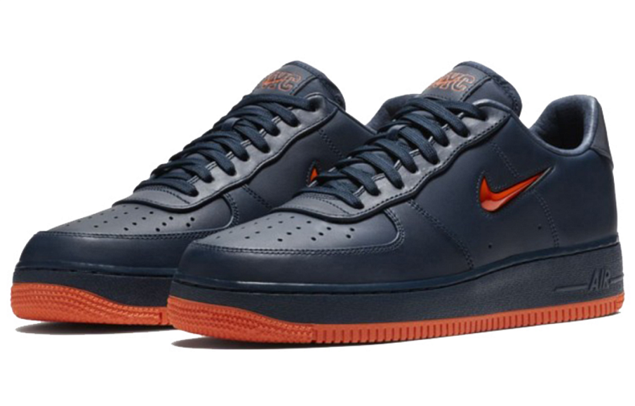 Фото № 3 с приближением к товару «‎Nike Air Force 1 Low Premium Sneakers BlackOrange»