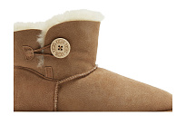 Фото № 3 с приближением к товару «‎UGG Women's Mini Bailey Button 2 Boot Chestnut»