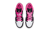 Фото № 4 с приближением к товару «‎Nike Air Jordan 1 Low SE GS Black Active Fuchsia»