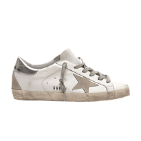Фото № 1 с приближением к товару «‎Golden Goose Women's Superstar White Silver»