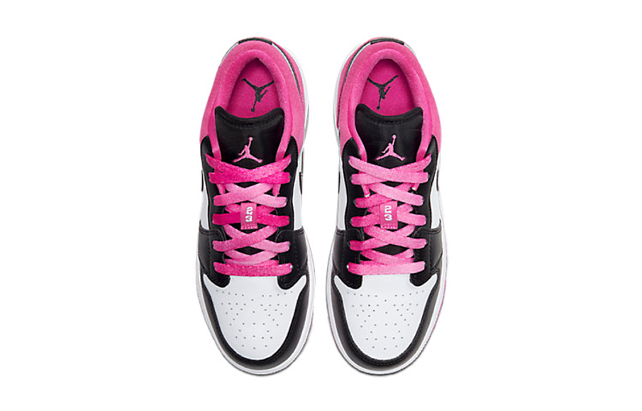 Фото № 4 с приближением к товару «‎Nike Air Jordan 1 Low SE GS Black Active Fuchsia»