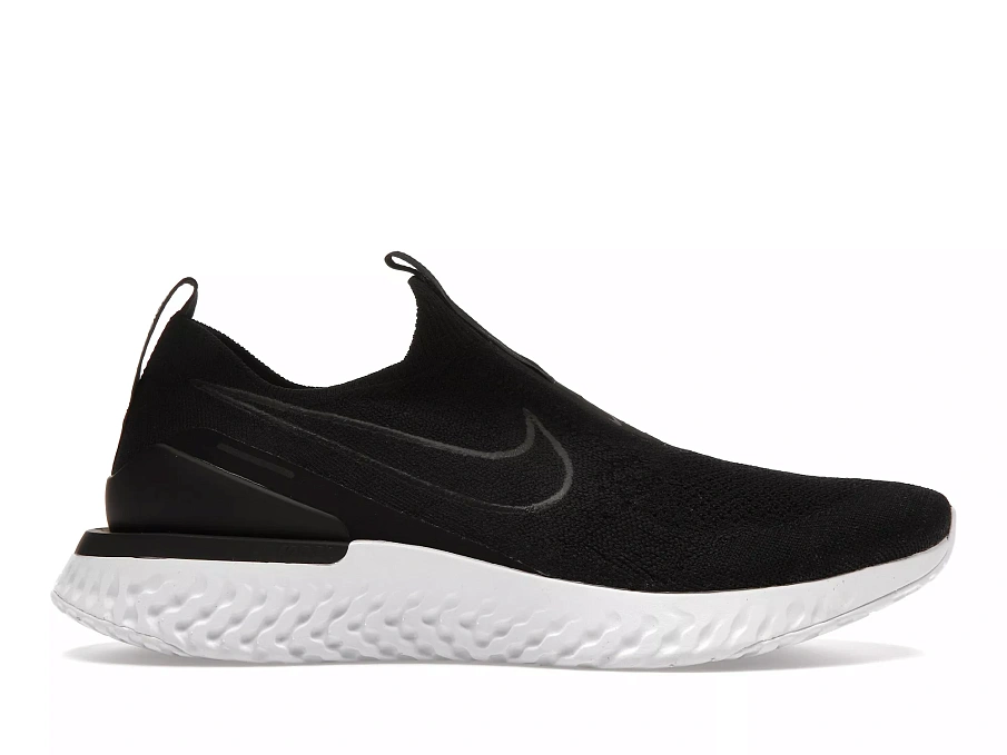 Фото № 1 с приближением к товару «‎Nike Epic Phantom React Flyknit Black White»